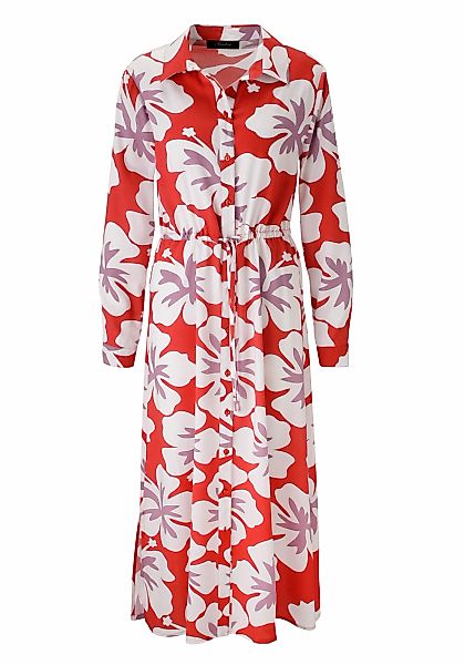 Aniston CASUAL Maxikleid, mit großflächigen, grafischen Blüten bedruckt - N günstig online kaufen