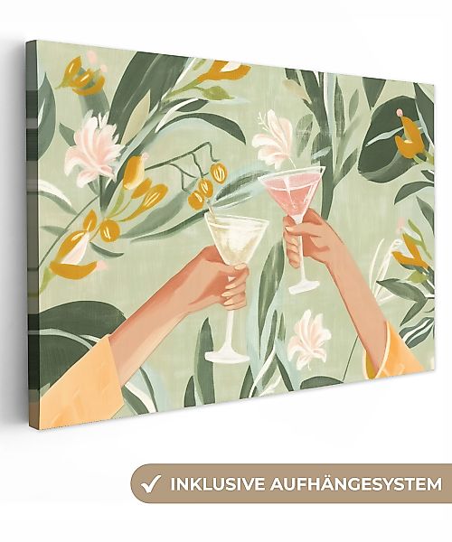 OneMillionCanvasses® Leinwandbild Gläser - Cheers - günstig online kaufen