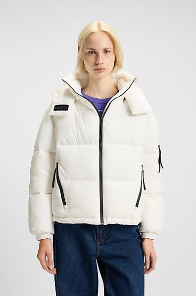 HUGO Blue Steppjacke "Farida" mit Kapuze im Relaxed Fit mit verkürzter Läng günstig online kaufen