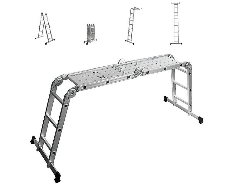 siwitec Vielzweckleiter Mehrzweckleiter Alu 3x4 Leiter Gerüst Stehleiter 33 günstig online kaufen