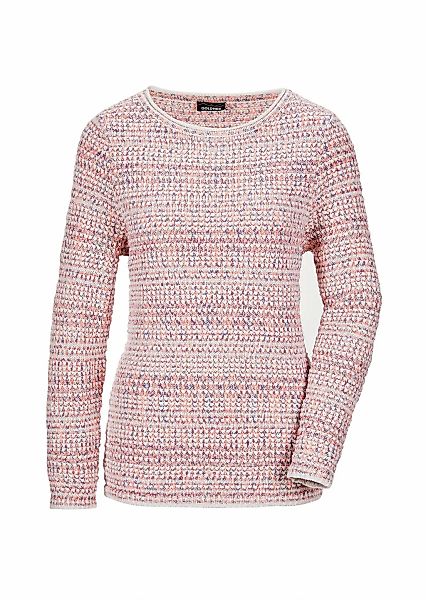 GOLDNER Rundhalspullover "Kurzgröße Langarm Strickpullover multicolor" Mult günstig online kaufen