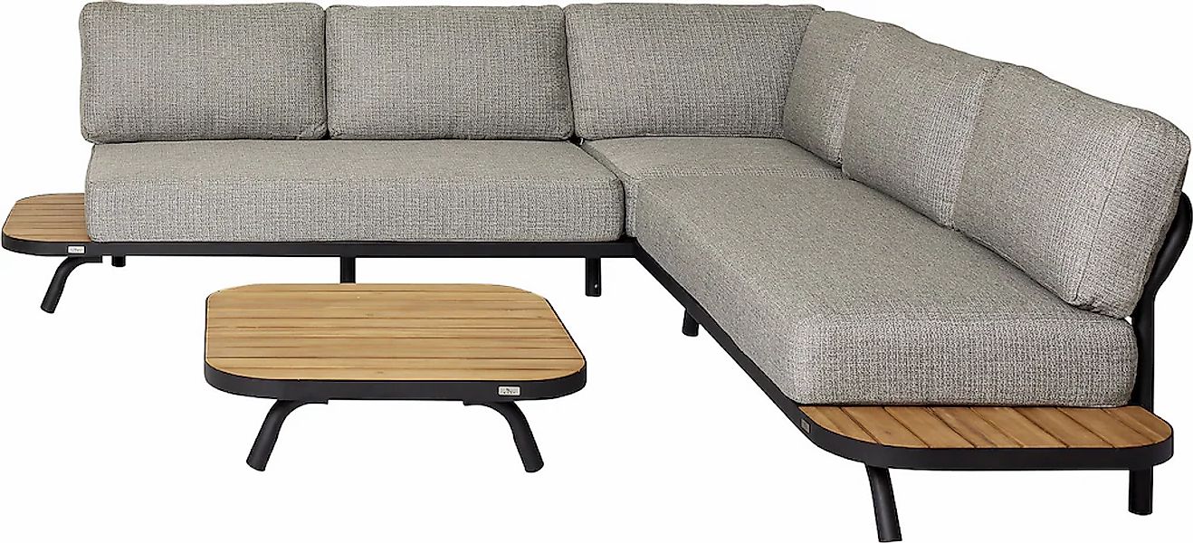 Best Loungeset "Paros" Set, 12 Stk. tlg. bestehend aus 2 Bänken, 1 x Tisch günstig online kaufen