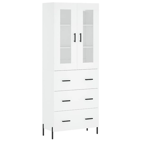 vidaXL Highboard Weiß 69,5x34x180 cm Holzwerkstoff 3198409 günstig online kaufen