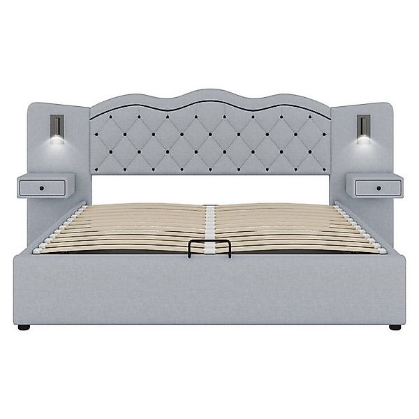 Gotagee Polsterbett Gästebett 160x200cm Erwachsenenbett Hydraulischer Doppe günstig online kaufen