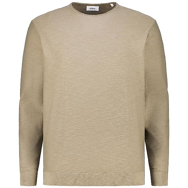 s.Oliver Pullover mit Struktur Farbe grün Größe: 3XL günstig online kaufen