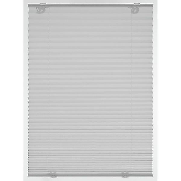 Gardinia Dachfenster-Plissee mit Saugnäpfe 59,3 cm x 100 cm Grau günstig online kaufen