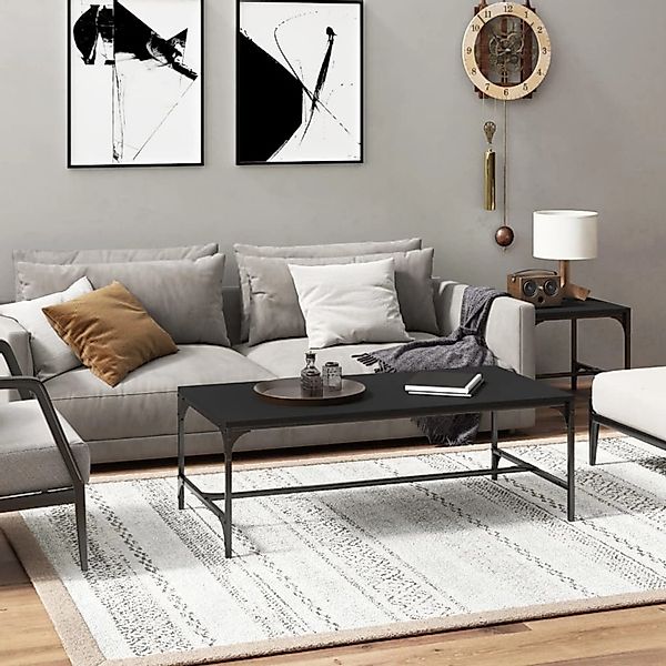 vidaXL Couchtisch Schwarz 100x50x35 cm Holzwerkstoff Modell 1 günstig online kaufen