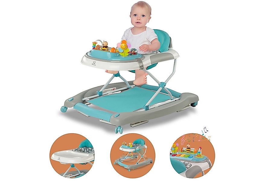 Bronea Lauflernhilfe 4-in-1 Lauflernwagen Gehfrei Baby Schaukel Lauflernhil günstig online kaufen