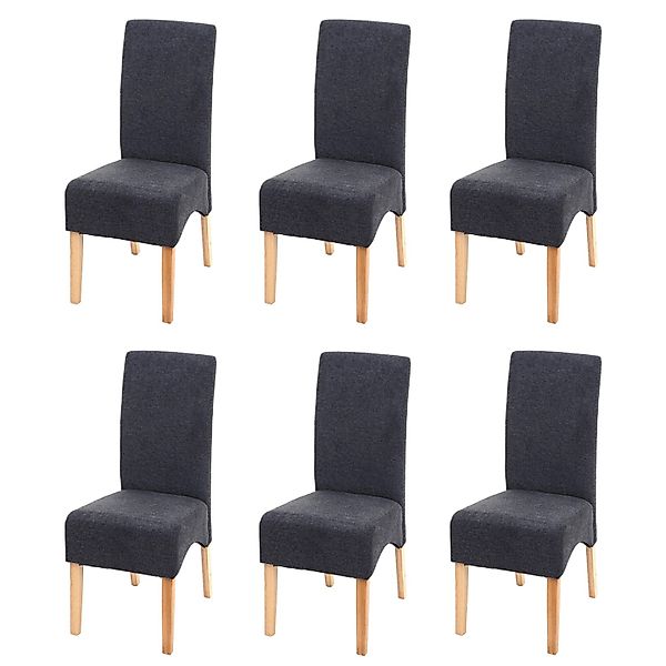 CHEFGASTRO Esszimmerstuhl 6er-Set Gepolstert 100x44x56cm Sitzhöhe 48cm Stof günstig online kaufen