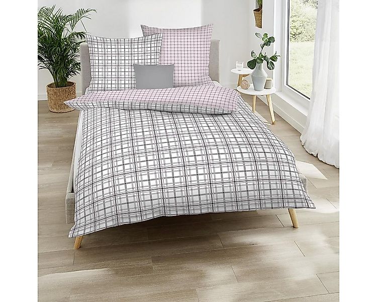 TRAUMSCHLAF Bettwäsche Plaid, Biber, 2 teilig, wunderbar kuschelige Biber B günstig online kaufen