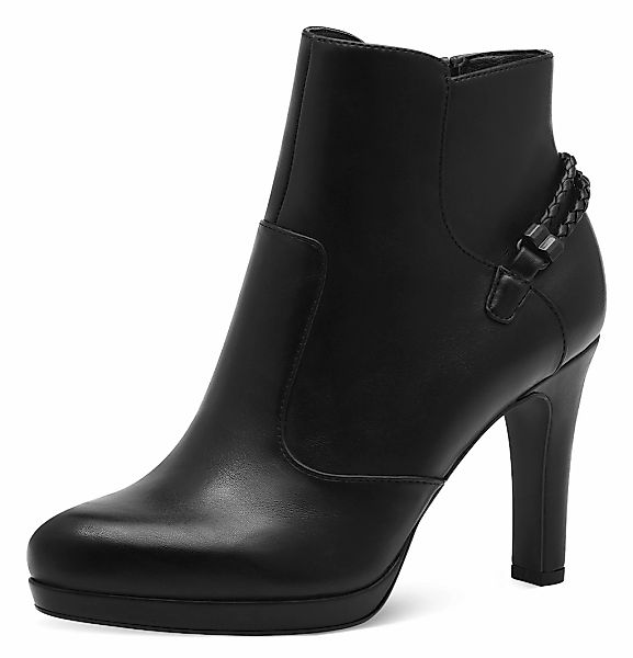 Tamaris High-Heel-Stiefelette, Stilettoabsatz, Abendschuh, Ankleboots mit B günstig online kaufen