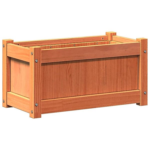 vidaXL Blumentopf Pflanzkübel Wachsbraun 60x31x31 cm günstig online kaufen