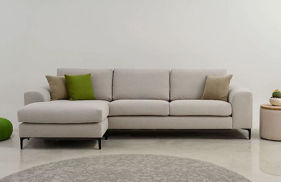 INOSIGN Ecksofa "Henry", mit Metallbeinen, in modernem Design günstig online kaufen