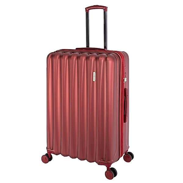 Travelhouse Hartschalen-Trolley Porto, 4 Rollen, Dehnfalte günstig online kaufen