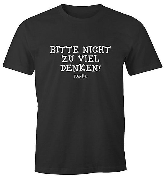 MoonWorks Print-Shirt Herren T-Shirt Bitte nicht günstig online kaufen