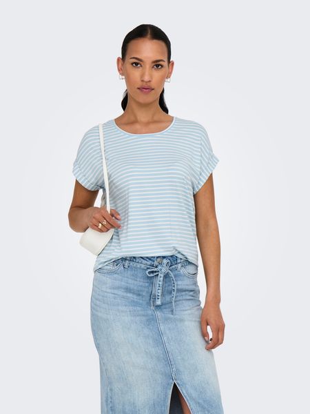 ONLY Kurzarmshirt ONLMOSTER STRIPE S/S O-NECK günstig online kaufen