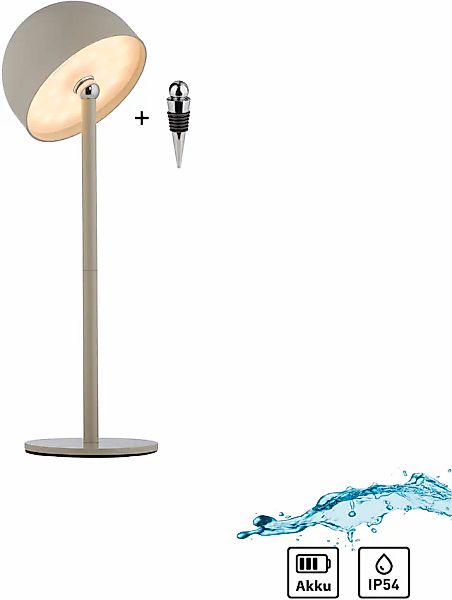 my home Tischleuchte »Akku Tischleuchte Hesper Indoor Outdoor, magnetischer günstig online kaufen