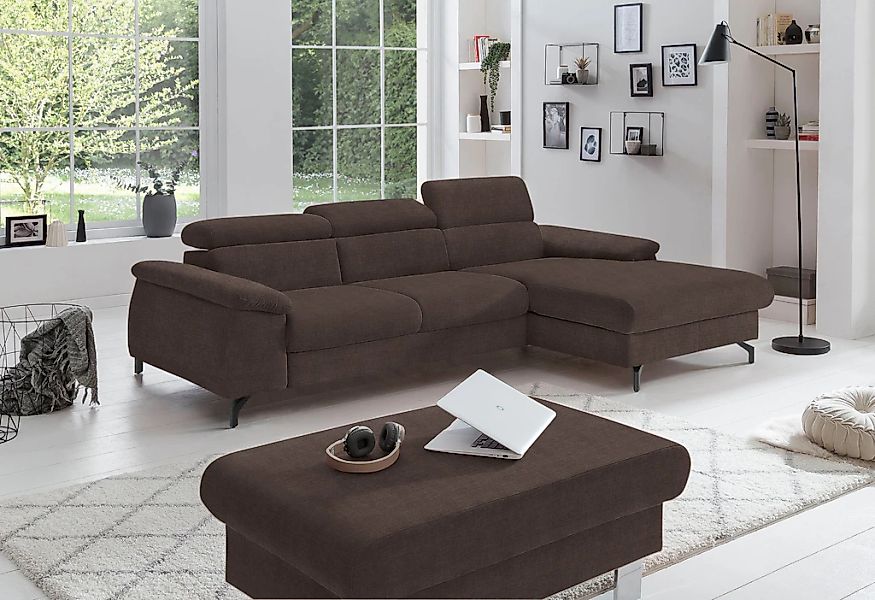 COTTA Polstergarnitur "Komaris L-Form", (Set), Set bestehend aus: Ecksofa m günstig online kaufen