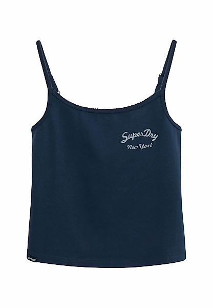 Superdry Tanktop "ATH ESS GRAPHIC CAMI" mit hübschem Spitzen-Detail am Ausc günstig online kaufen