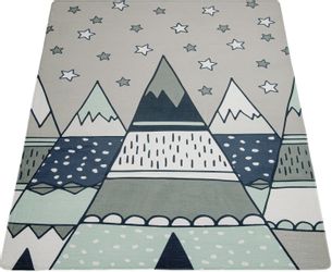 Paco Home Kinderteppich "Chicos 553" rechteckig 2 mm Höhe Flachgewebe, Moti günstig online kaufen