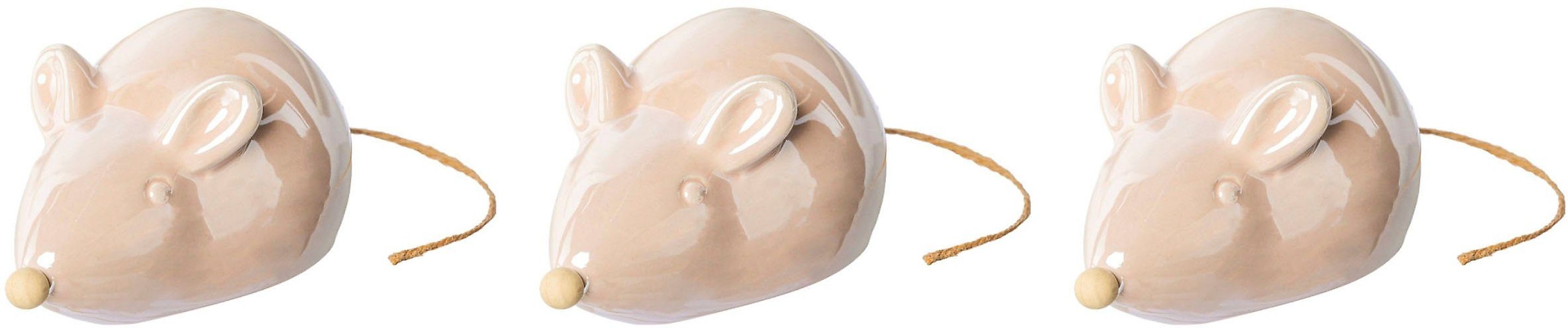Creativ home Tierfigur Deko-Figur Maus (3 günstig online kaufen