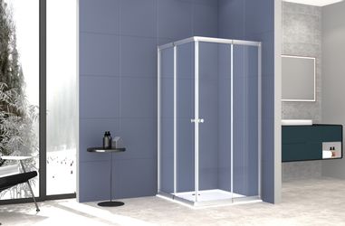 welltime Eckdusche Trento, BxT: 90x90 cm, günstig online kaufen