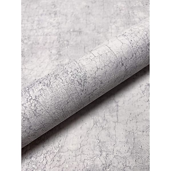 Newroom Vliestapete Talia Grau Leicht Glänzend Industrial FSC® günstig online kaufen