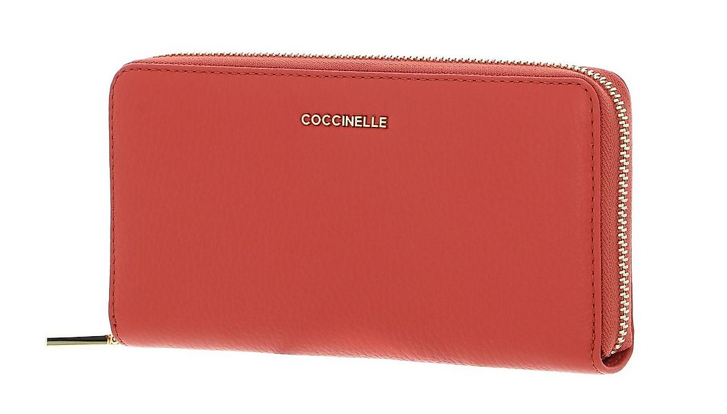 COCCINELLE Geldbörse Metallic Soft, aus echtem Rindsleder günstig online kaufen