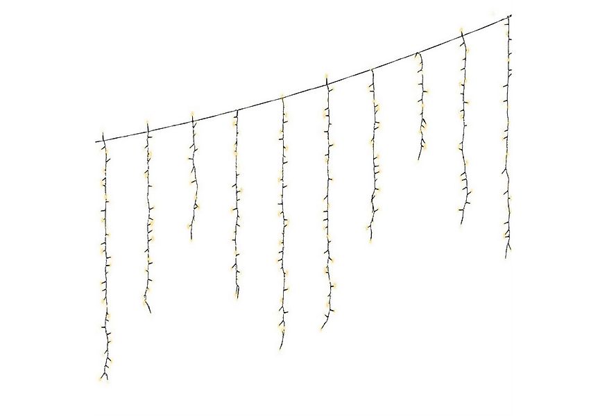 MARELIDA LED-Lichtervorhang Eisregen 16 Stränge 3,75m verlängerbar Weihnach günstig online kaufen