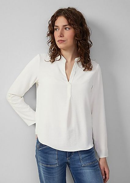 QS Langarmbluse Tunikabluse mit Ärmeln zum Krempeln günstig online kaufen