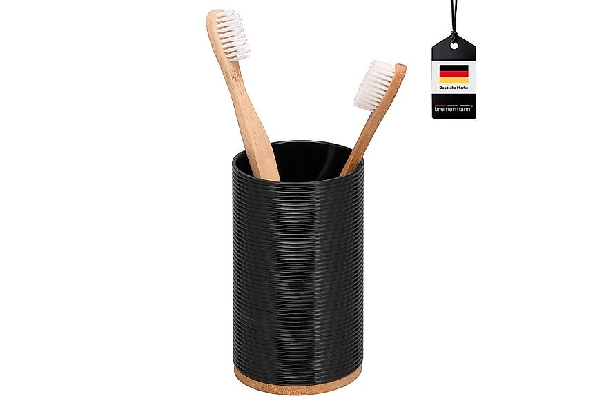 bremermann Zahnputzbecher Zahnputzbecher SEGNO aus Bambus und Kunststoff // günstig online kaufen