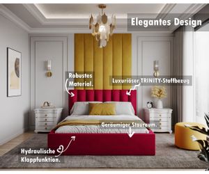 FDM Polsterbett Bettgestell Bettrahmen 120x200, 140x200, günstig online kaufen