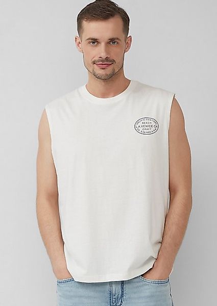 s.Oliver Shirttop Jersey-Tanktop im Relaxed Fit mit Print günstig online kaufen