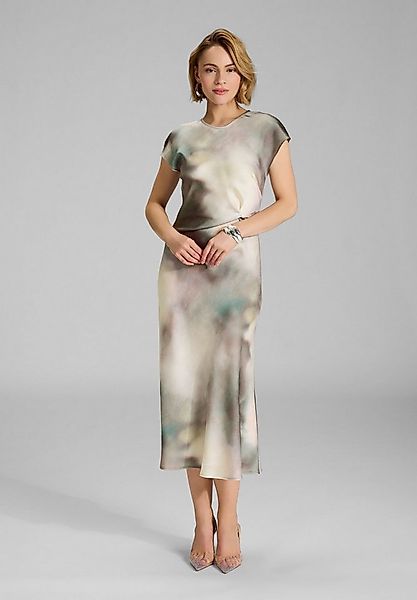 SWING Cocktailkleid Taillierte Passform mit fließendem Rockteil günstig online kaufen