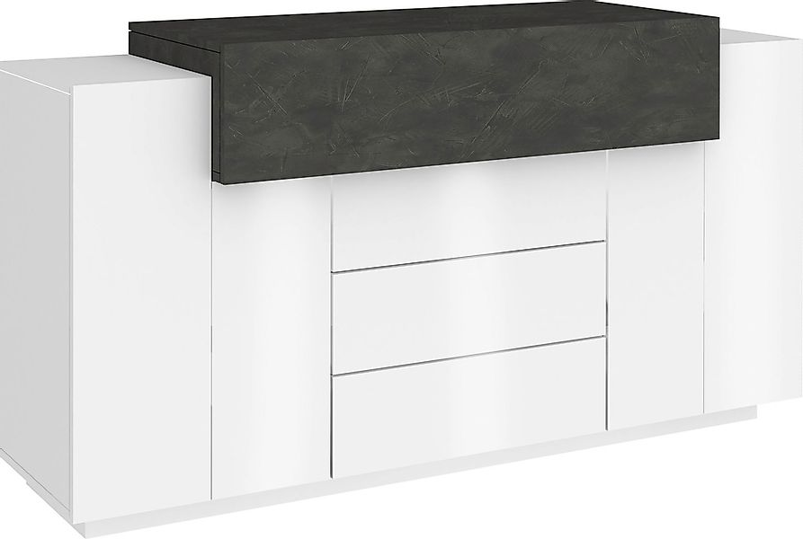 INOSIGN Kommode "Coro, Kommode, Schrank, Kredenz, grifflos", 1 Klappe,2 Tür günstig online kaufen