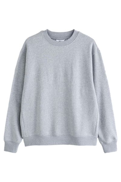 Next Sweater Schweres Regular Fit Rundhalssweatshirt günstig online kaufen