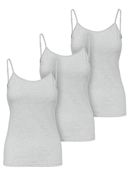 Ladeheid Unterhemd Trägertop Damen Spaghetti Top Set 3 Stück LA40-263 (Set, günstig online kaufen