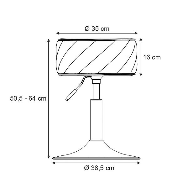 Vicco Sitzhocker Cherio, Rosa, 35 x günstig online kaufen