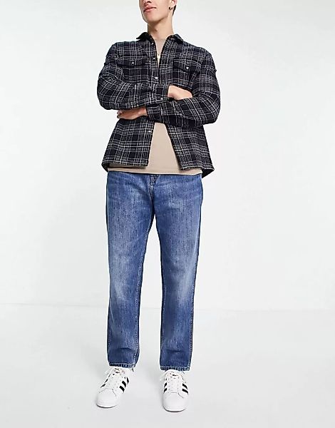 Carhartt WIP – Jacob – Legere, gerade Jeans in mittelblauer Waschung günstig online kaufen