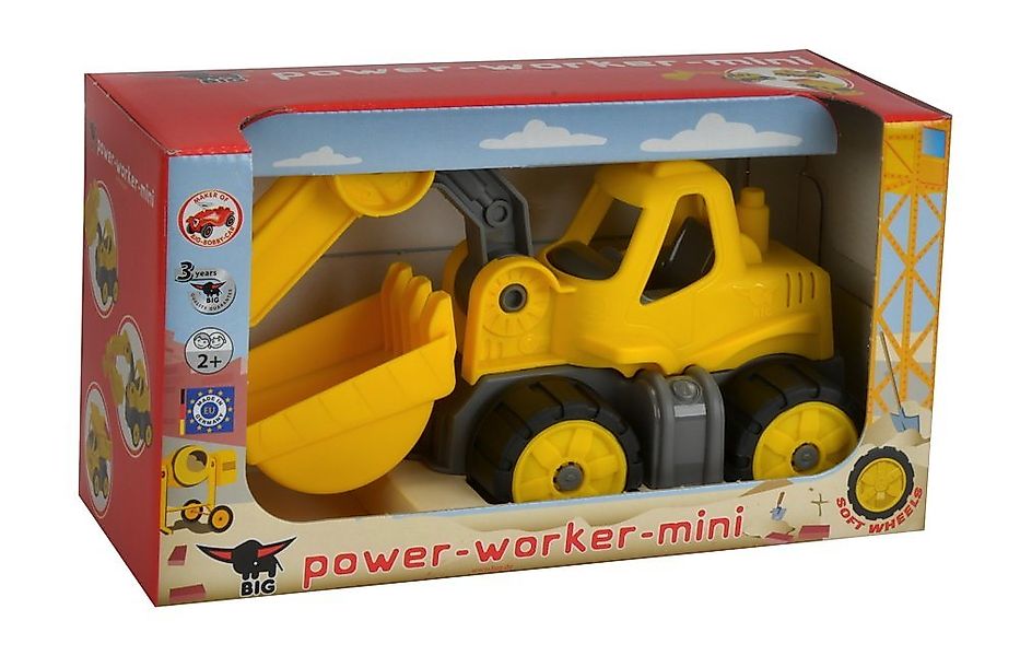BIG Spielzeug-Bagger Indoor / Outdoor Spielzeug Fahrzeug Power Worker Mini günstig online kaufen