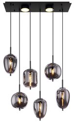 GLOBO LIGHTING Hängeleuchte BLACKY, ohne Leuchtmittel, günstig online kaufen
