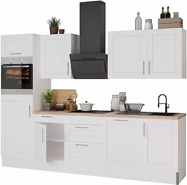KOCHSTATION Küche »KS-Ahus«, Breite 280 cm,wahlw. mit E-Geräten,Soft Close günstig online kaufen