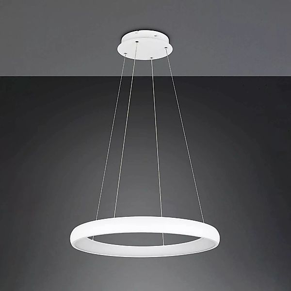 LED-Hängeleuchte Cardona, Ø 75 cm, weiß, CCT, Metall günstig online kaufen