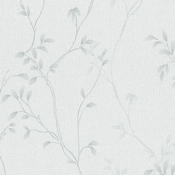 PROFHOME 397673-GU Landhaus Tapete Floral Matt Weiß Grau 0,53 m x 10,05 m 5 günstig online kaufen