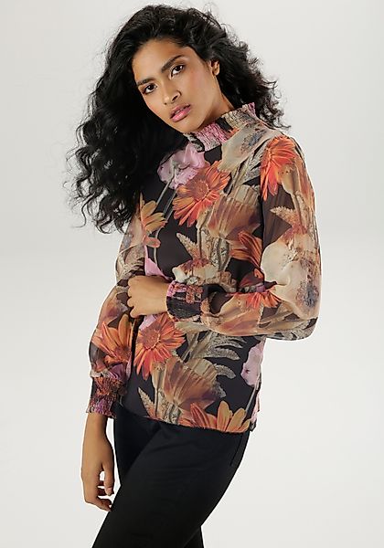 Aniston SELECTED Chiffonbluse mit romantischem Blumendruck günstig online kaufen