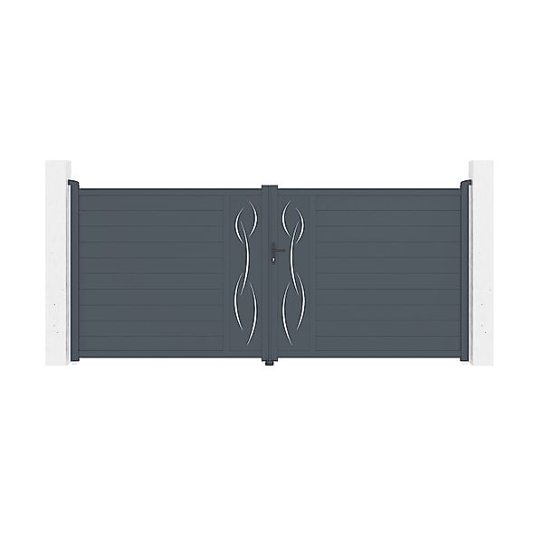 Casanoov Flügeltor Elektrisch 4M Life H 180Cm & Drehtorantrieb Tanker B250 günstig online kaufen