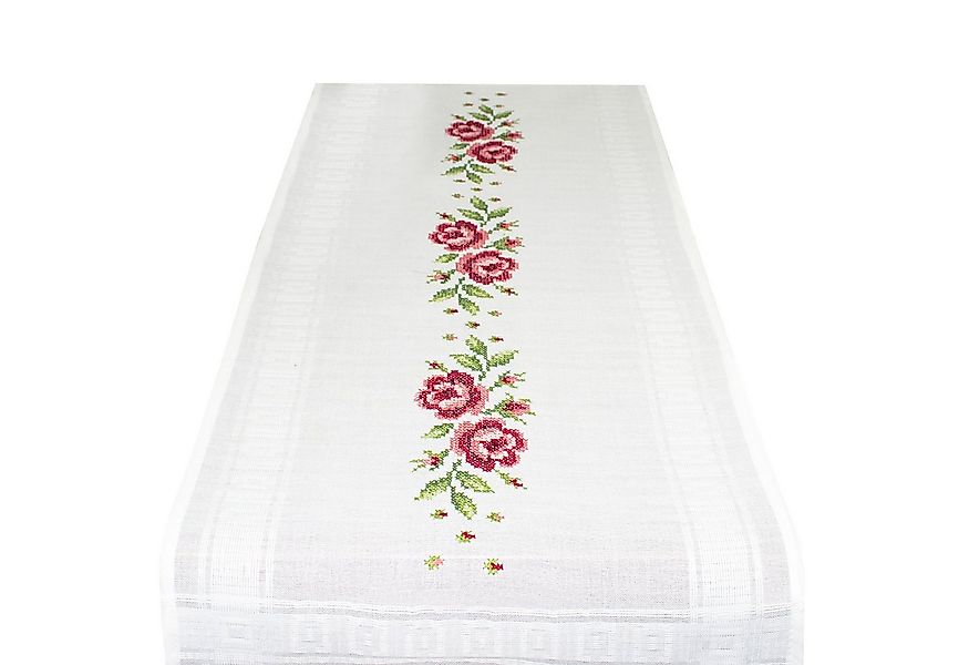 Delindo Lifestyle Kreativset Handarbeits-Tischläufer - Sticken im Kreuzstic günstig online kaufen