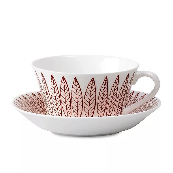 Röd Salix Tee-Set, Kegel Teetasse + Untersetzer günstig online kaufen