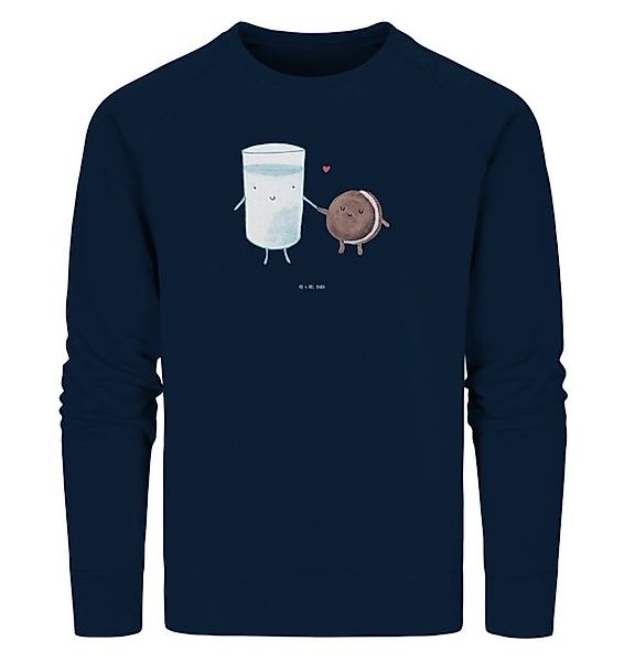 Mr. & Mrs. Panda Longpullover Milch Keks Größe S - French Navy - Geschenk, günstig online kaufen