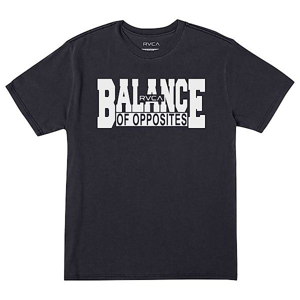 Rvca Balance Block Kurzärmeliges T-shirt L Black günstig online kaufen